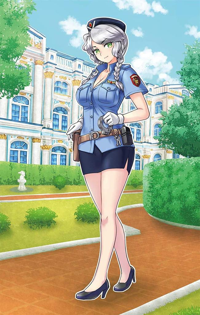 Hasegawa Коллекция Egg Girls Саша Илюшина Неокрашенный смоляной набор SP482 1/12 №15 (Полиция)