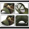 WHITE FANG Hat Cap Camouflage Military Mesh Casual Survival Game Outdoor CA277 Camouflage Men's (01 Gray)