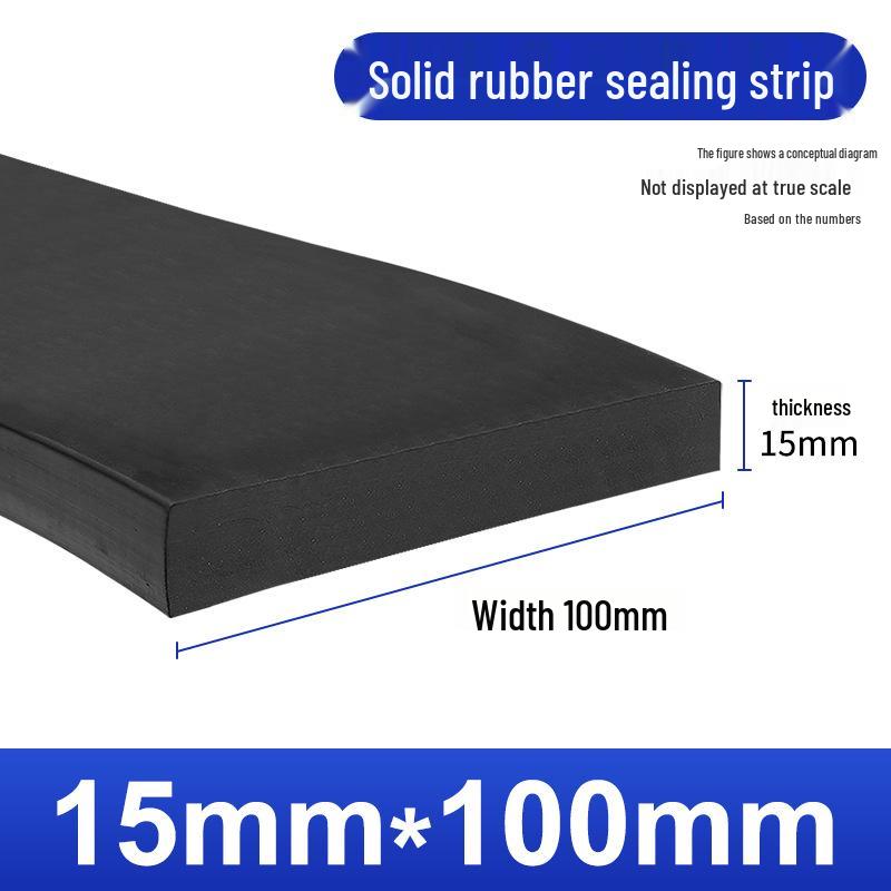 Nitrile Rubber Strip: Oil & Pressure-Resistant Shock Absorbing Glass Pad for Sealing & Joint Support