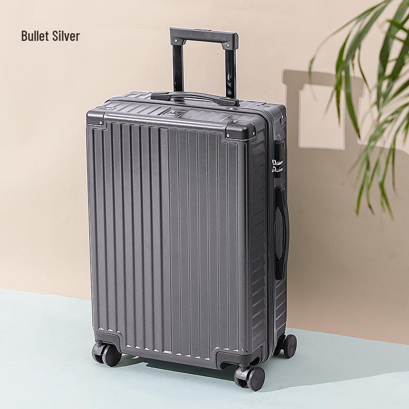 24-Inch Multifunctional Suitcase with Universal Wheels and New Lock System