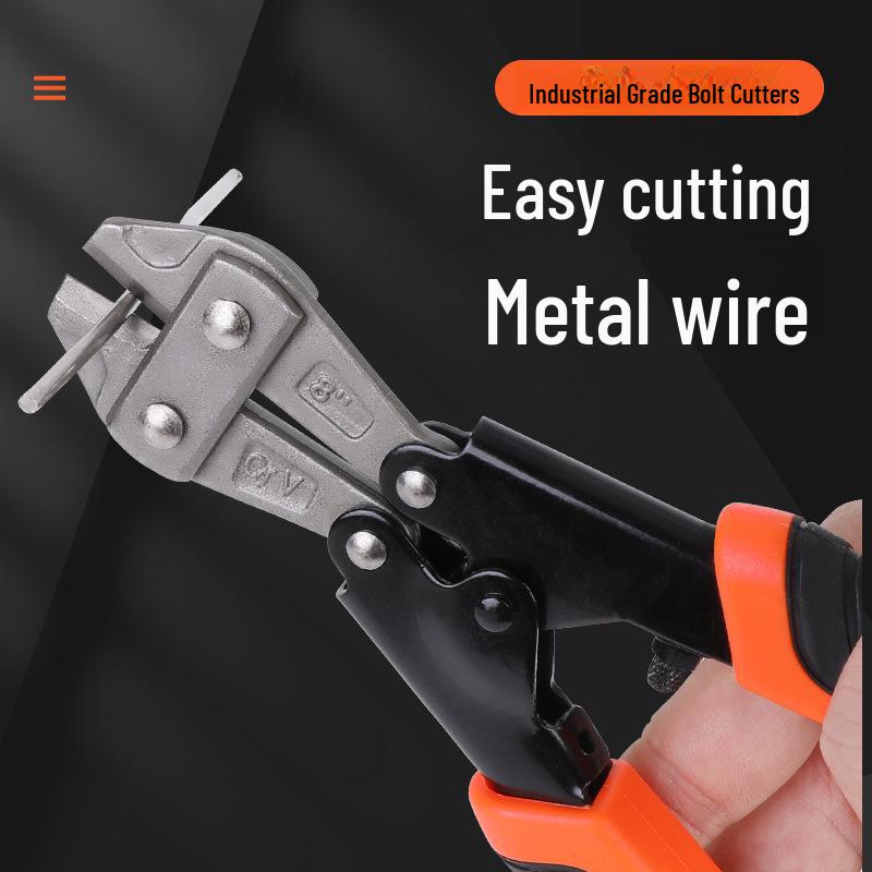 8-дюймовые мини-болторезы: Компактные плоскогубцы для стальной проволоки с конструкцией, облегчающей труд