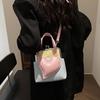 Harajuku Heart Messenger Bag Women Hot Girls Leather Chic Handle Crossbody Bags Ladies Fairy Core Aesthetic Hand Bag