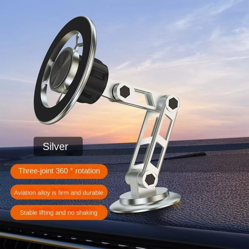 Anti-Shake Magnetic Car Phone Holder Folding Smartphones Support Bracket Air Vent