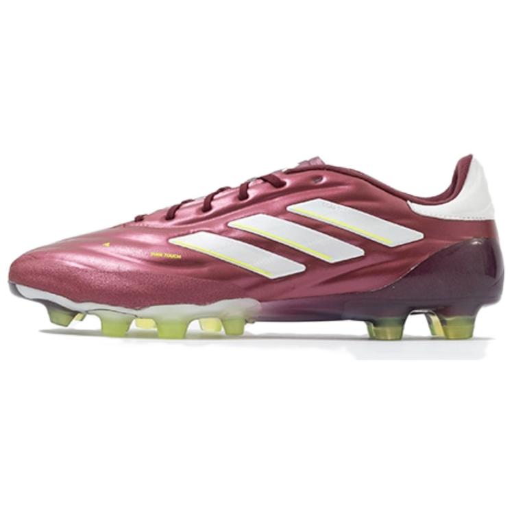 Adidas Copa Pure 2 Elite Comfortable Versatile Ag Hg Artificial Grass Natural Grass Non-Slip Durable Soccer Shoes Men Soccer Shoes Red ID8716