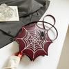 Embroidered Fabric Pasted with Embroidered Stamps, Spider Web Women's Bag, Single-shoulder Crossbody Bag