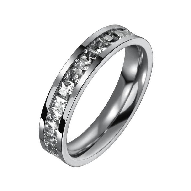 Женское кольцо из титановой стали в корейском стиле: Легкая роскошь, Не тускнеющая, Ювелирные изделия из нержавеющей стали