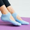Women Sports Yoga Socks Anti Skid Breathable Fitness Pilates Socks Dancing Gym Heel Non Slip Cotton Sock