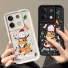 Чехол для телефона Merry Christmas Snowman Elk Print для Xiaomi 13T Pro 11T Poco F6 X6 Redmi Note 13 12 11 Pro 10, мягкий матовый противоударный защитный чехол из ТПУ