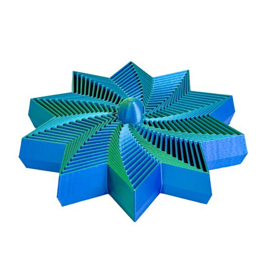 Расширенная сенсорная фиджет-звезда Вращающаяся спиральная звезда Фиджет-игрушка Вращающаяся башня Гибкая звезда с ручкой для снятия стресса и тревоги Домашняя офисная настольная игрушка