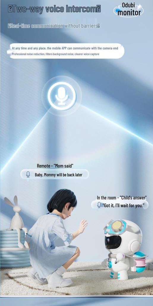 360° HD Wireless Indoor Camera with Night Vision & Mobile Control