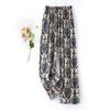 Women's Sleeping Pants Dot Sleepwear Wide Leg Pants High Waist Casual Loose Trousers Outwear