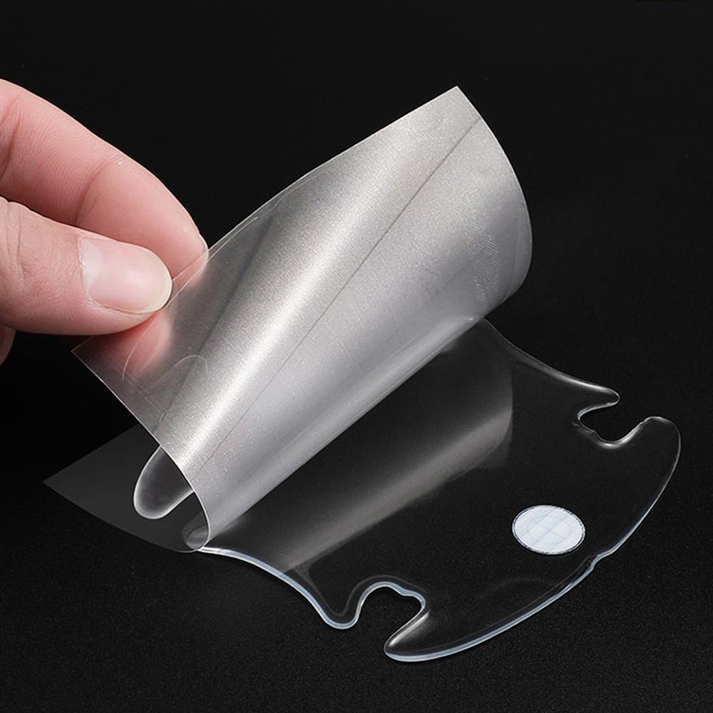 RUNTB1 Car Sticker Car Door Handle Bowl Scratches Transparent Protector for Volkswagen VW polo Golf Passat Jetta Beetle Tiguan scirocco