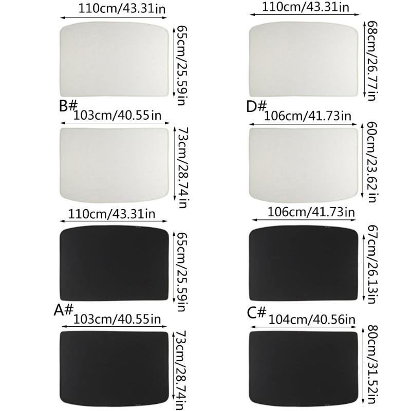 Roof Sunshade Upgraded Sunshade for   Visors Sunroof Sun Shade UV Reflector Reflective Covers