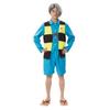 Party City GeGeGe No Kitaro Official Cosplay Kitaro Costume Unisex Blue
