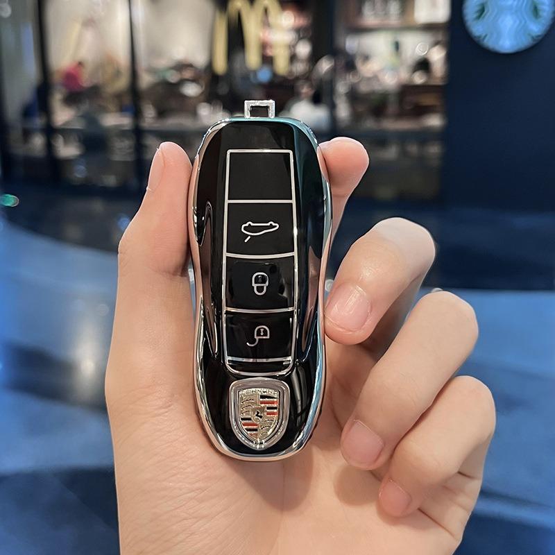 Новый чехол-обложка для ключа автомобиля Для Porsche Для Panamera Macan Cayenne Cayman Boxster 911 9ya 971 Умная защитная оболочка Обложка для дистанционного ключа