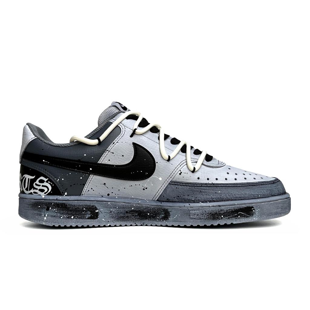 Nike Кроссовки для скейтборда Court Vision 1 Low top Мужские Черный Серый DH2987-101(Команда87-)