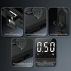 For iPhone 17 Pro Max Case Hexagonal Kickstand Shockproof TPU PC Matte Phone Cover with Integrated Scale Hook