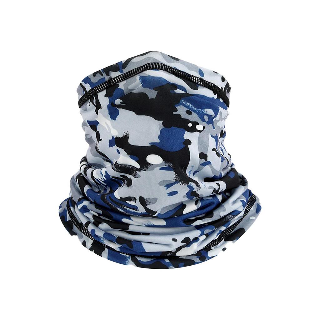 Дышащий бафф из ледяного шелка: Защита от солнца, Рыбалка, Велоспорт, Маска для лица и Утеплитель