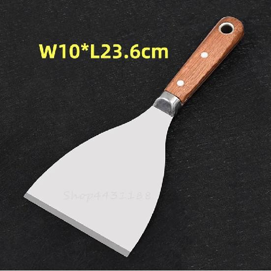 1pcs 1/2/3/4/5/6inch High quality Putty Knife Scraper Painting Decoration Tool Stainless Steel Blade Scraper Wooden Handle 236mm