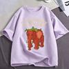 Strawberry Elephant Funny Italian Brainrot Meme T Shirt Unisexs Unisex Clothing Fashion Cotton Oversized Short Sleeve Tshirts Tops