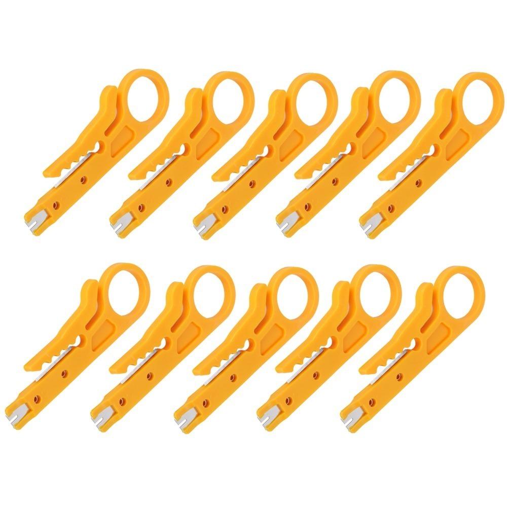 10Pcs Durable Wire Stripper Mini Network Tool Complete Kit Cable Tool Electric Work
