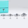 AnuJewel Помолвочное кольцо с муассанитом 1 карат 2 карата 3 карата 5 карат цвета D для женщин, кольцо-солитер из серебра 925 пробы с золотым покрытием