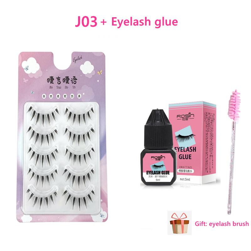 5 пар накладных ресниц в естественном стиле, подходят для начинающих. Наращивание ресниц. Отдельные ресницы. Специальный набор инструментов для наклеивания накладных ресниц.