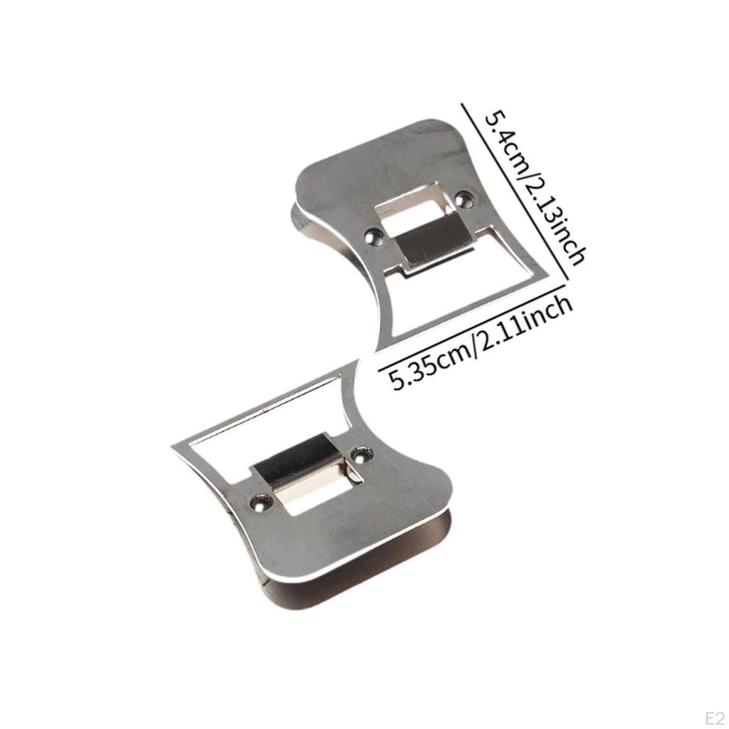 Fly Tying Hackle Clamp Feather Pliers Lightweight Replacement Fishing Equipment Accessory Compact