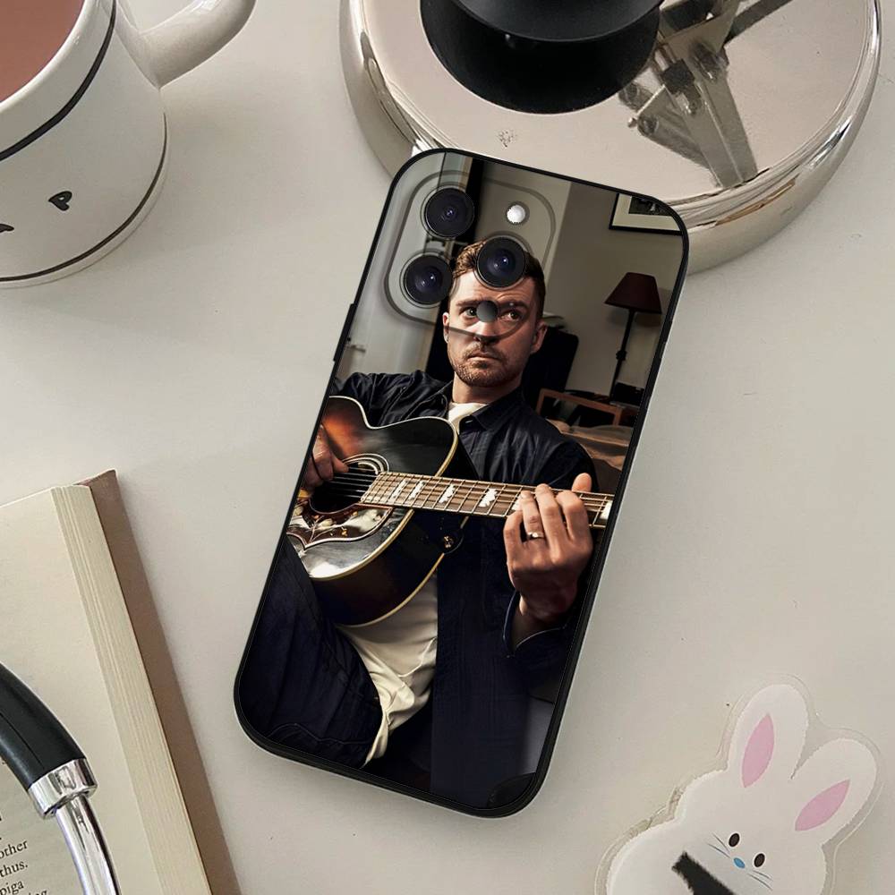 Чехол для телефона Justin Timberlake для iPhone 17 16 15 14 13 12 11 X XR XS Plus Pro Max Mini Мягкий черный чехол