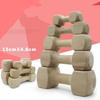 Fuuny Safe And Durable Chew Dumbbell Dog Toy Durable Real Wood Dog Chew Bone Toy For Dogs Suitable Home Pet Supplies
