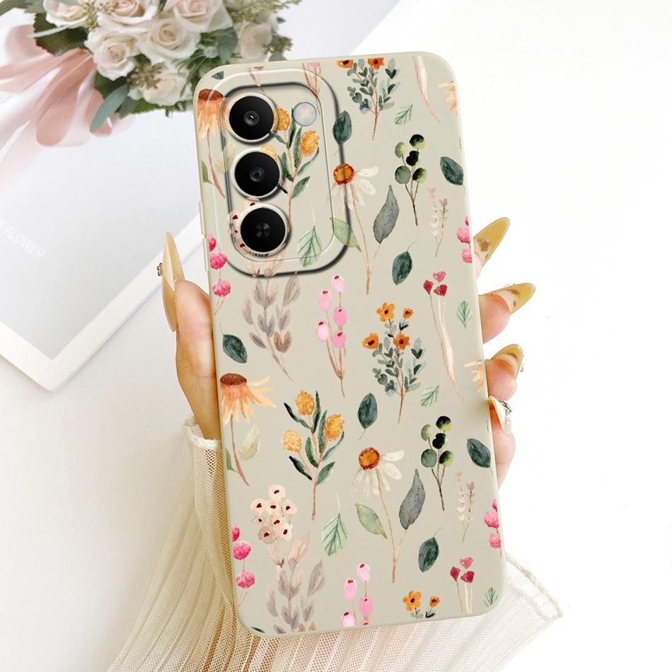 For Realme C83 Cute Cat Flower Cartoon Phone Case For Realme C83 C 83 5G Soft Silicone Covers Bumpers