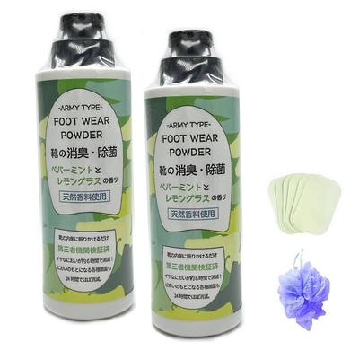 TIGER Мощный антибактериальный и дезодорирующий порошок для обуви для сапог и набор, включающий бонусную мочалку для тела и маленькое мыло для обуви на основе муки,