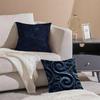 Dark colored snake like curve Cushion Cover Pillowcase Short Plush Invisible zipper Room Sofa Cushion Cover