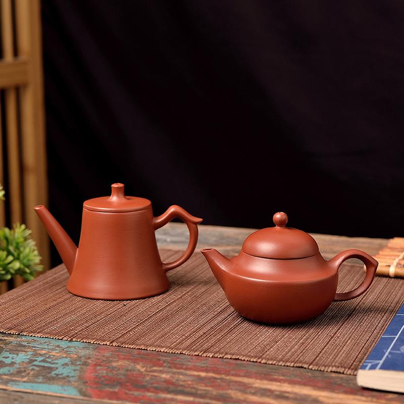Ручной работы горшок с широким горлом мастер ручной лепки горшок контроль воды заваривание чайник горизонтальный горшок грушевидный горшок размер чайный сервиз заварочный чайник