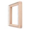 Mini Square Knitting Tool with Hooks Wooden Crochet Board for Weaving Mat Hairband Blanket Sock