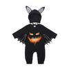 European & American Baby Bat Hooded Romper Set: Boys & Girls Onesie Jumpsuit (2-Piece).