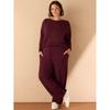 Exported to the Uk, Large Size Plus-Size Women's Super Soft, Comfortable, Skin-Friendly Side-Pocket Home Pants