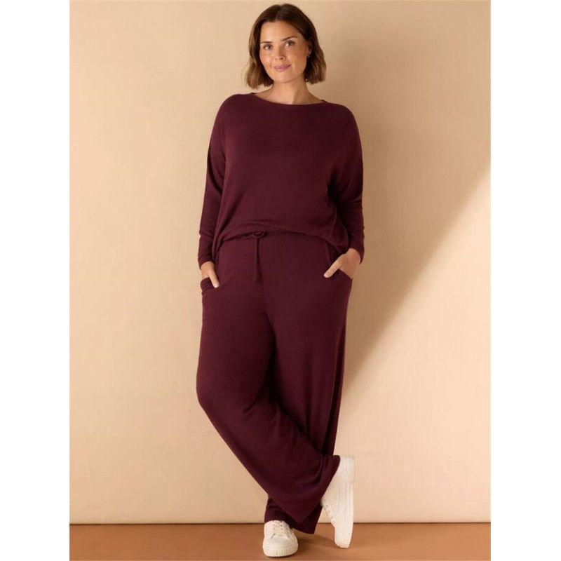 Exported to the Uk, Large Size Plus-Size Women's Super Soft, Comfortable, Skin-Friendly Side-Pocket Home Pants