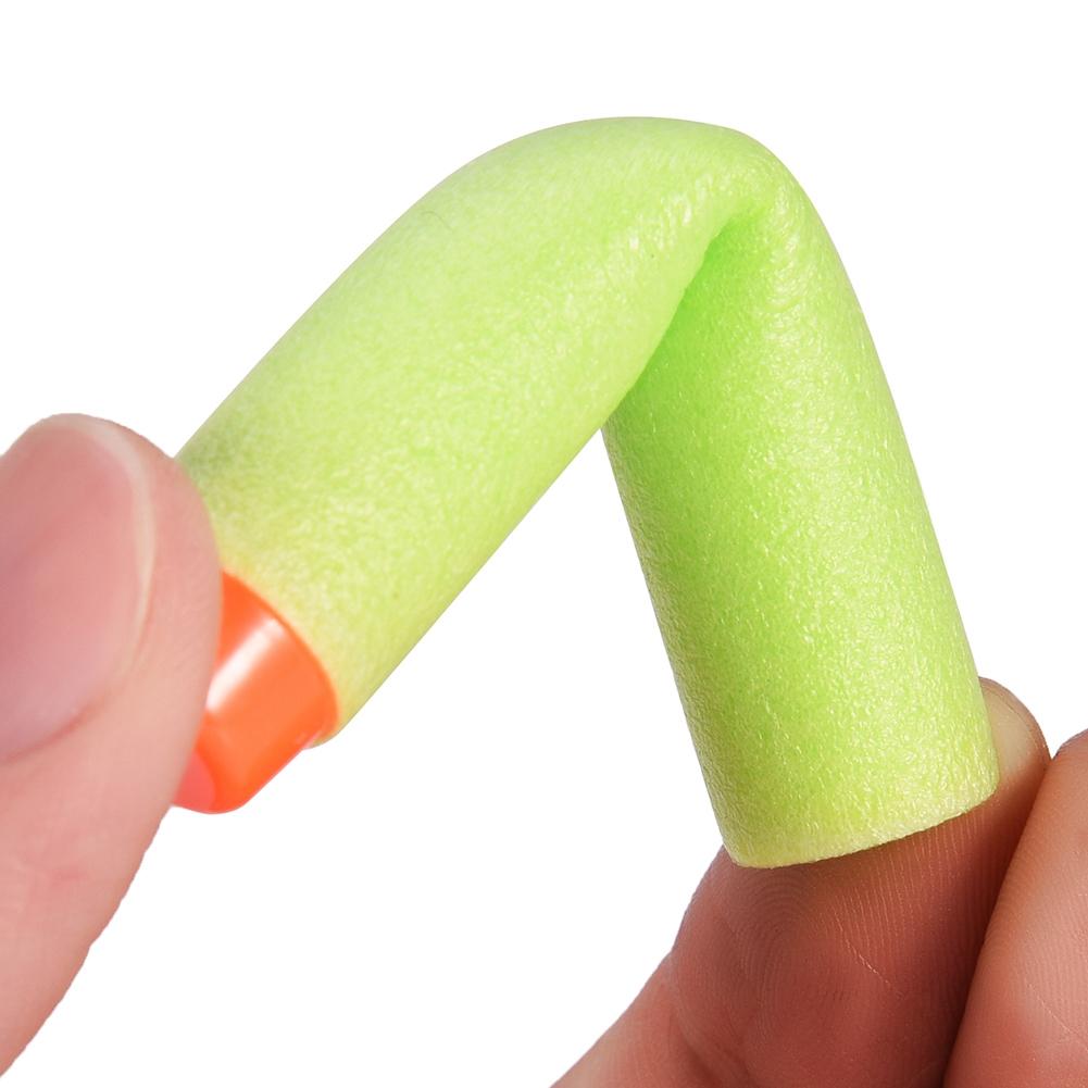 Пенопластовая пуля для дартс 7,2 см для серийного бластера, запасной комплект для игрушечного пистолета, зеленый