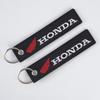 Брелок-брелок с вышивкой для мотоцикла Honda Jazz Fit Avancier Crv Accord Pilot City Prelude Mugen Power XR-V CB400 CB650 TO0