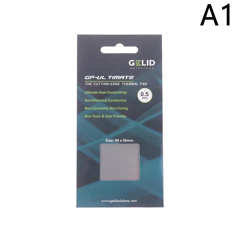 GELID GP-Ultimate 15 Вт/МК Термопрокладка CPU/GPU Графическая Материнская плата Силиконовая Прокладка с Жиром Теплоотводящая Силиконовая Прокладка 90x50 мм