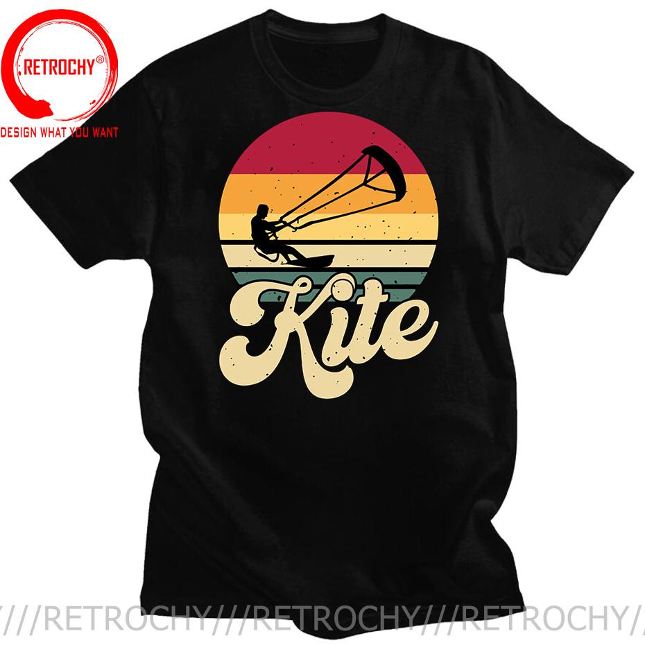 Kitesurf Kitesurfing Kitesurfer T Shirt Unisex Funny Kiteboarding Tshirt Fashion Streetwear Harajuku Tshirt Hip Hop Tops Tee Shirt