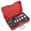 TONE Socket Bit Set SBHC220P Bit Insertion Red Contents 19 Items &6.35mm (1/4")