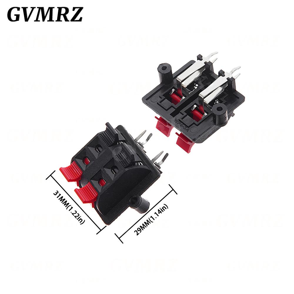 5PCS Plastic 2/4/6/8/12 Positions Connector Terminal Push In Jack Spring Load Audio Speaker Terminals Breadboard Clip WP2 -4 -1