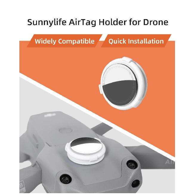 AirTag Holder For DJI Neo Accessories Anti-lost Location Track Cover For Mavic 3/Mini 4Pro/Mini 3 Pro/Air 2/Mini 2/Autel/ Fimi