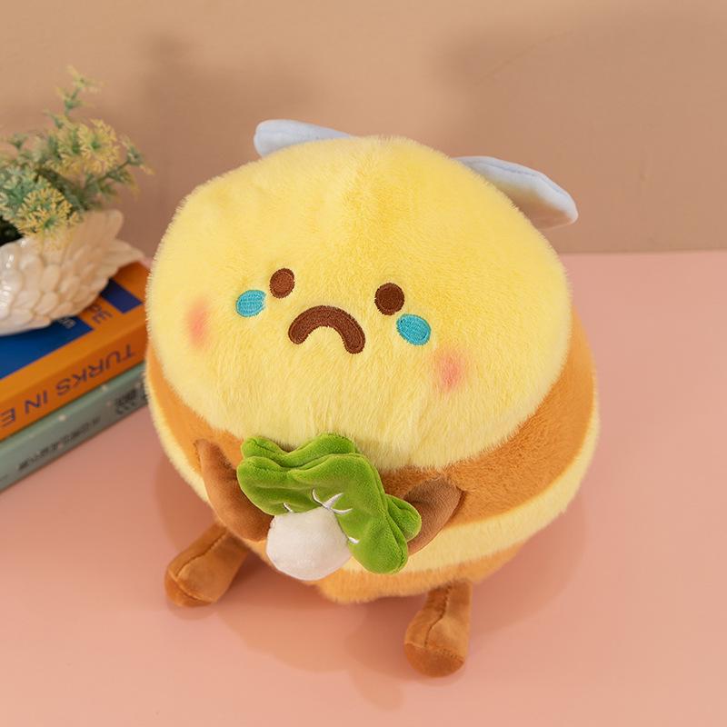 New Cute Bee Doll Creative Baby Bee Plush Toy Shark Bee Doll Small Gift Wholesale