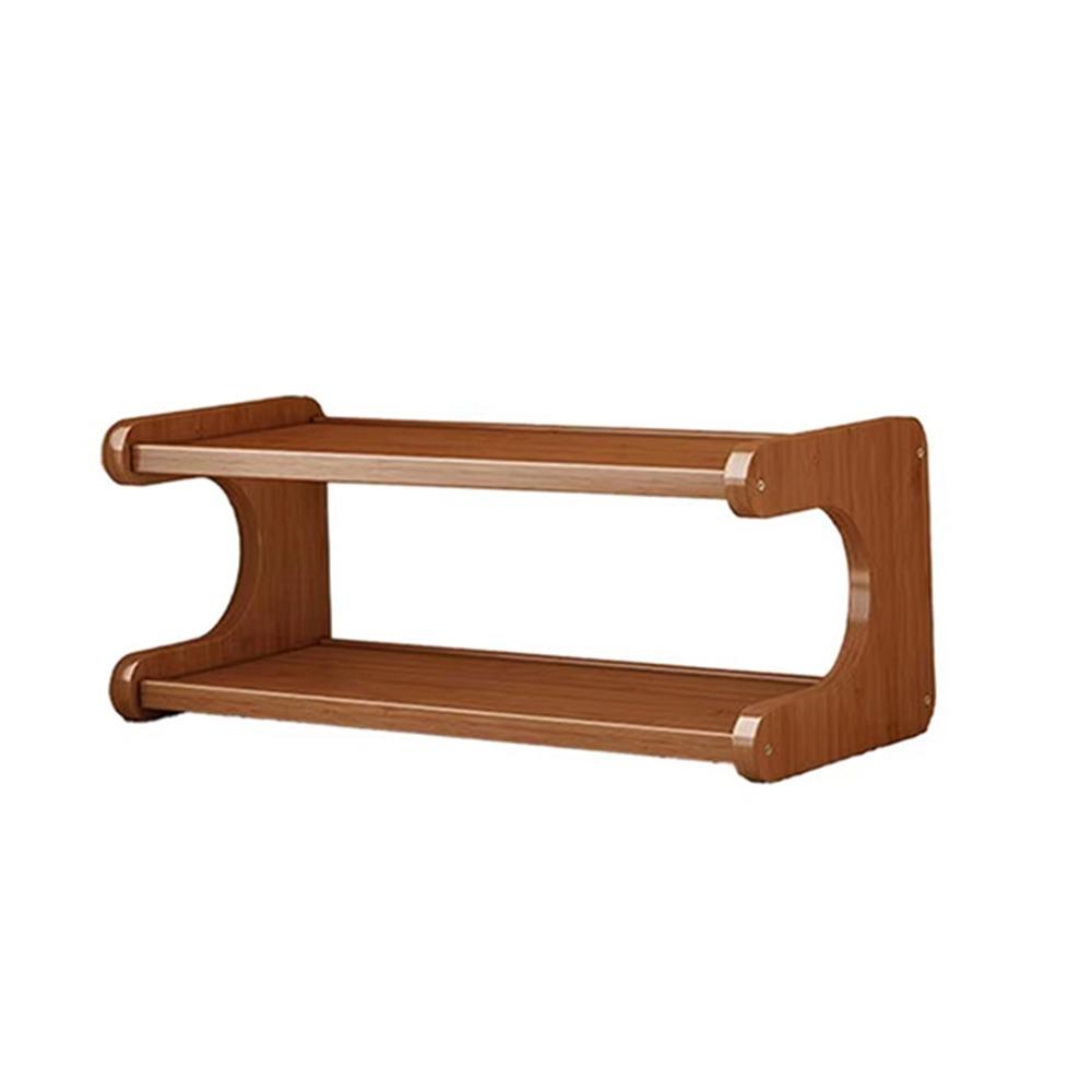 Компактная настольная стойка для хранения вещей 2/3 яруса Простой органайзер для обуви Простая настольная книжная полка Приправа