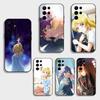 Чехол для телефона Love Live Асака Карин для Samsung S26, S25, S24, S23, S22, S21, S20, S30, Ultra, Plus, Fe, Note, 5G Черный
