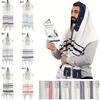 New Jewish Tallit Prayer Shawl Women Ladies Men Assel Prayer Scarf Arabic Scarves Prayer Shawl Talis 52x180cm