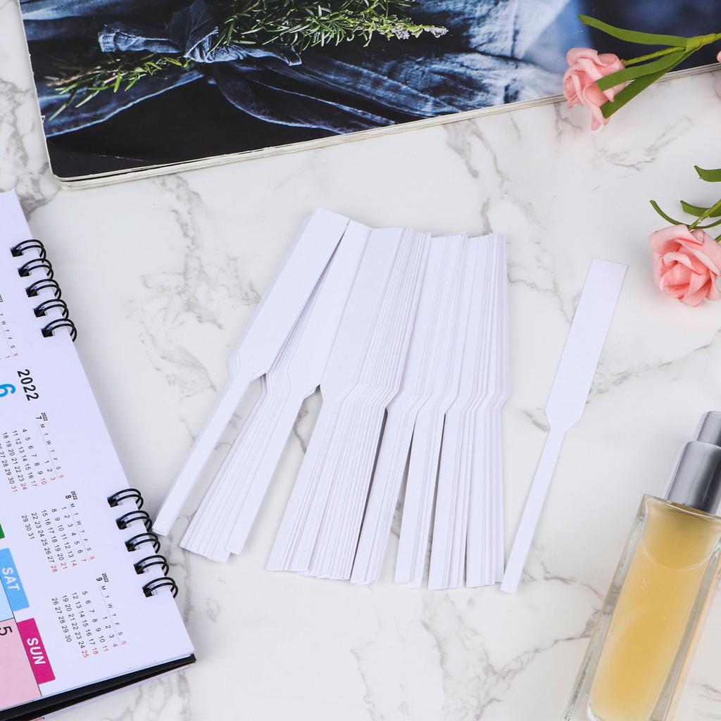 Tboxbo 600 Perfume Test Strips White Perfume Paper Strips Premium Fragrance Test